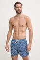 MC2 Saint Barth szorty kąpielowe LIGHTING MICRO FANTASY LIG0003 niebieski AA00