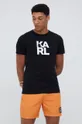 Karl Lagerfeld szorty kąpielowe KL22MBM01 pomarańczowy