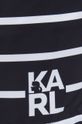 czarny Karl Lagerfeld szorty kąpielowe KL22MBM04