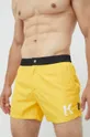 Plavkové šortky Karl Lagerfeld žltá