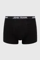 John Frank bokserki (2-pack) czarny