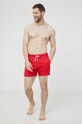 Plavkové šortky John Frank červená JFSSSW01.RED