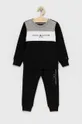 μαύρο Tommy Hilfiger - Παιδική βαμβακερή αθλητική φόρμα Για αγόρια