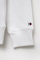 Băieți Tommy Hilfiger hanorac de bumbac pentru copii KS0KS00205.PPYY alb