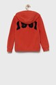 Guess - Hanorac de bumbac pentru copii L2RQ08.KAOR1 portocaliu SS22