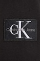 Παιδική βαμβακερή μπλούζα Calvin Klein Jeans μαύρο IB0IB01114.PPYY