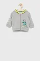 sivá Detská bavlnená mikina United Colors of Benetton Chlapčenský