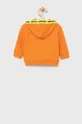 Παιδική βαμβακερή μπλούζα United Colors of Benetton πορτοκαλί