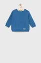 μπλε Παιδική βαμβακερή μπλούζα United Colors of Benetton Για αγόρια