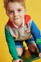 πολύχρωμο United Colors of Benetton - Παιδική βαμβακερή μπλούζα