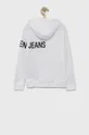 Calvin Klein Jeans Bluza bawełniana dziecięca IB0IB01123.PPYY biały
