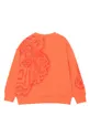 Παιδική μπλούζα Kenzo Kids πορτοκαλί