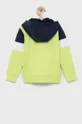 Παιδική βαμβακερή μπλούζα EA7 Emporio Armani πράσινο