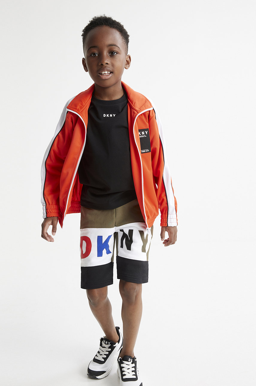 oranžová Dětská mikina Dkny Chlapecký