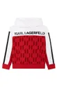 Detská mikina Karl Lagerfeld červená