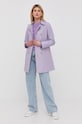 Pamučna dukserica Boss 50464511 ljubičasta SS22