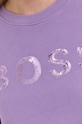 Pamučna dukserica Boss 50464511 ljubičasta