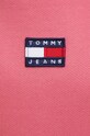 Bavlnená mikina Tommy Jeans DW0DW10402.PPYY ružová