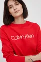 czerwony Calvin Klein bluza bawełniana