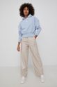 Calvin Klein Jeans Bluza bawełniana J20J217738.PPYY jasny niebieski