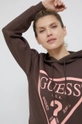 brązowy Guess Bluza