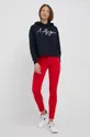 Tommy Hilfiger bluza bawełniana granatowy