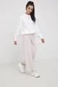 Βαμβακερή μπλούζα Reebok Classic λευκό