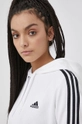 bijela Dukserica adidas