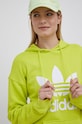 adidas Originals cotton sweatshirt Adicolor green HE6950