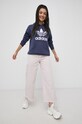 adidas Originals Bluza bawełniana HE6951 HE6951 granatowy SS22