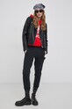 adidas Originals - Bluza bawełniana Adicolor HE6953 HE6953 czerwony SS22