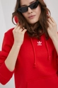 czerwony adidas Originals Bluza Adicolor HF7505