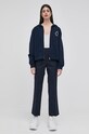 Trussardi bluza bawełniana 56F00193.1T005813 granatowy SS22