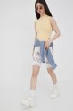 Reebok bluza bawełniana HD4163 HD4163 niebieski SS22