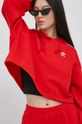 red adidas Originals sweatshirt Adicolor