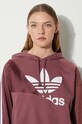 adidas Originals cotton sweatshirt HC7035 maroon