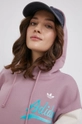 ružová Bavlnená mikina adidas Originals