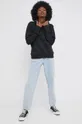 adidas Originals cotton sweatshirt Trefoil Moments black