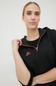 čierna Športová mikina adidas Performance Tiro H60015