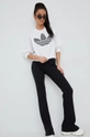 adidas Originals bluza bawełniana Trefoil Moments HB9443 biały