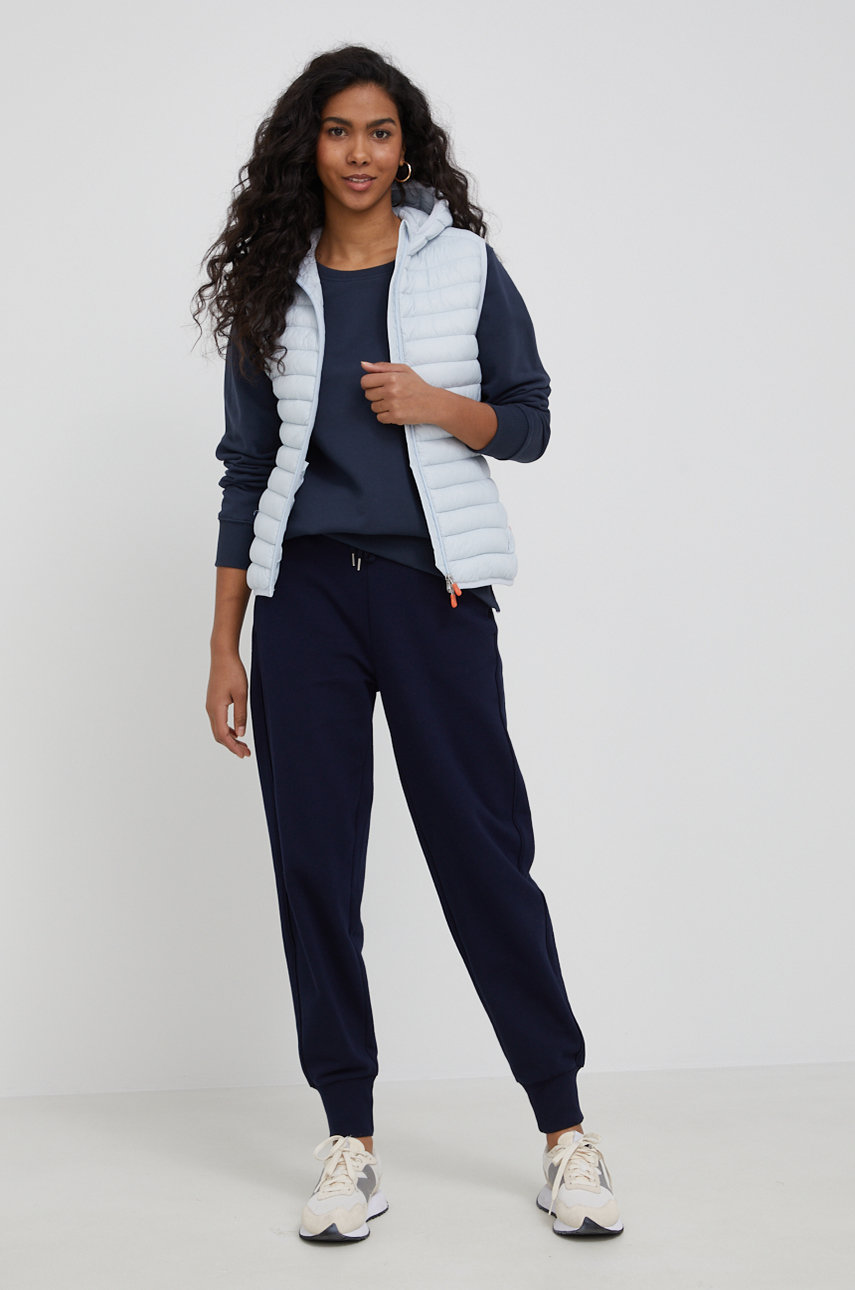 Bavlnená mikina Pepe Jeans Calista Crew tmavomodrá