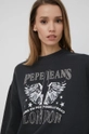 sivá Bavlnená mikina Pepe Jeans Cadence