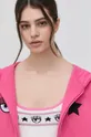 ροζ Chiara Ferragni - Βαμβακερή μπλούζα Zip Eye Star