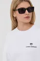 λευκό Βαμβακερή μπλούζα Chiara Ferragni