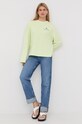 Chiara Ferragni hanorac de bumbac 72CBIT06 verde SS22
