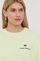 Chiara Ferragni hanorac de bumbac verde 72CBIT06