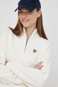 Lyle & Scott bluza bawełniana beżowy MLW1609V.W600