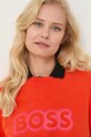 Хлопковая кофта BOSS 50468357 оранжевый