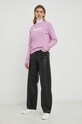 BOSS bluza bawełniana 50468357 różowy AA00