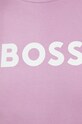 Βαμβακερή μπλούζα BOSS 50468357 ροζ